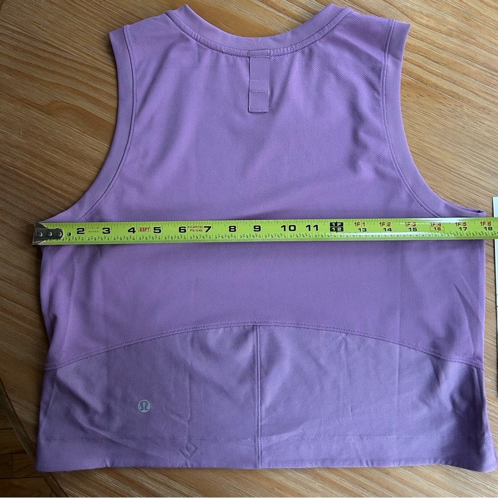 Lululemon Athletic Crop Tank Top - Lavender - Women’s S - Picture 4 of 4